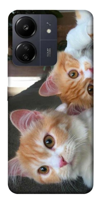 Чехол itsPrint Fluffy Duo для Xiaomi Redmi 13C, животные, купить оптом с доставкой