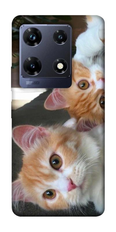 Чехол itsPrint Fluffy Duo для Infinix Note 30 Pro, животные, купить оптом с доставкой