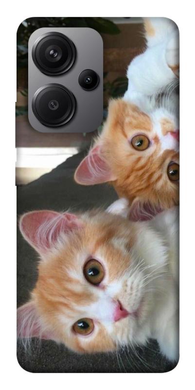 Чехол itsPrint Fluffy Duo для Xiaomi Redmi Note 13 Pro+, животные, купить оптом с доставкой
