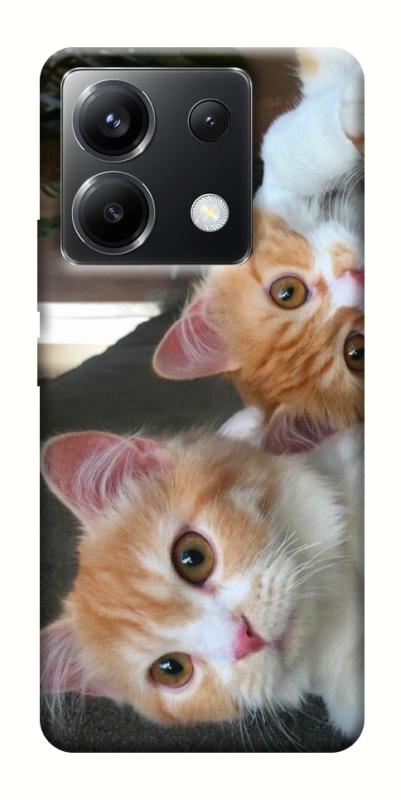 Чехол itsPrint Fluffy Duo для Xiaomi Poco X6, животные, купить оптом с доставкой