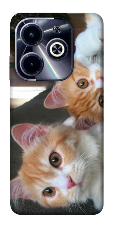 Чехол itsPrint Fluffy Duo для Infinix Hot 40i, животные, купить оптом с доставкой