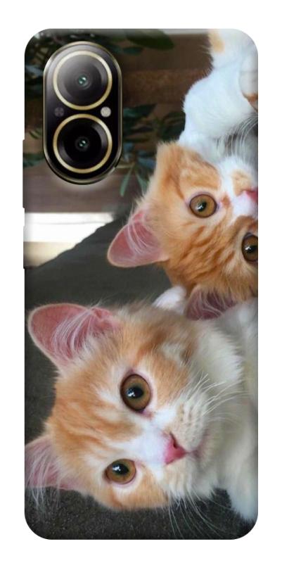 Чехол itsPrint Fluffy Duo для Realme C67 4G, животные, купить оптом с доставкой