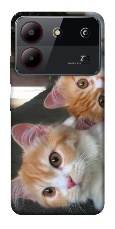 Чехол itsPrint Fluffy Duo для ZTE Blade A54 4G, животные, купить оптом с доставкой