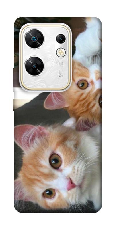 Чехол itsPrint Fluffy Duo для Infinix Zero 30 4G, животные, купить оптом с доставкой
