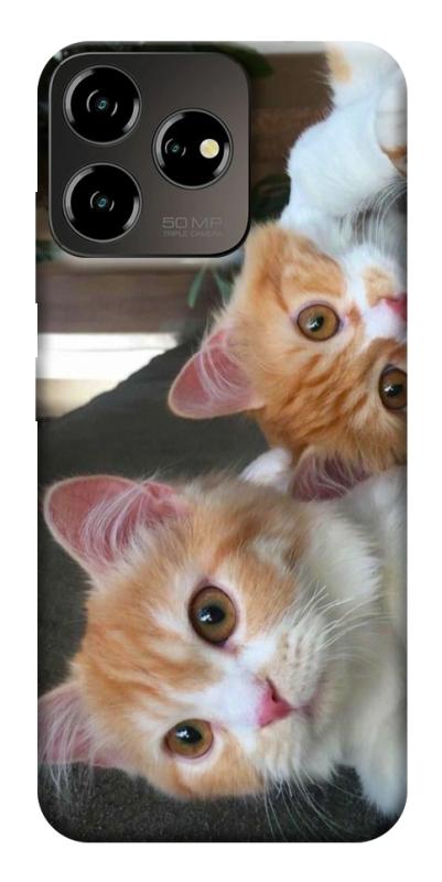 Чехол itsPrint Fluffy Duo для ZTE Blade V50 Desing 4G, животные, купить оптом с доставкой