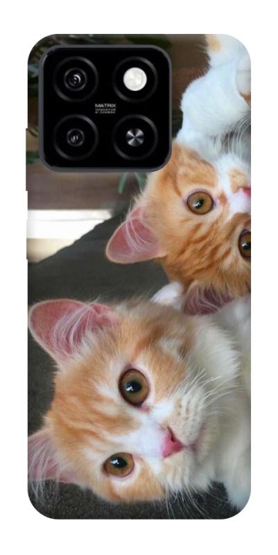 Чехол itsPrint Fluffy Duo для ZTE Blade A55 4G, животные, купить оптом с доставкой
