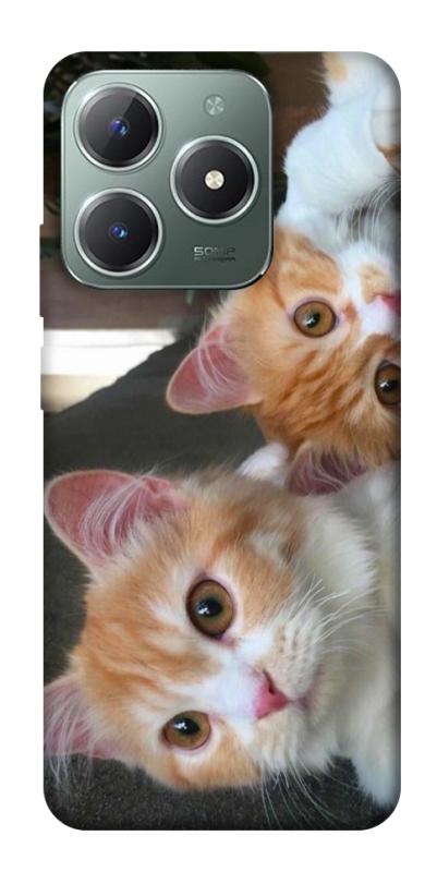 Чехол itsPrint Fluffy Duo для Realme C61 4G, животные, купить оптом с доставкой