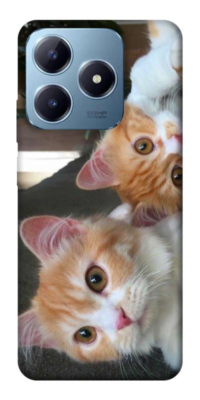 Чехол itsPrint Fluffy Duo для Realme C63 4G, животные, купить оптом с доставкой
