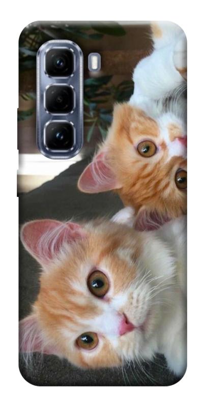 Чехол itsPrint Fluffy Duo для Infinix Hot 50 Pro, животные, купить оптом с доставкой
