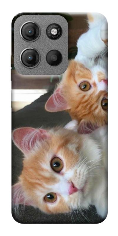 Чехол itsPrint Fluffy Duo для Motorola Moto G15 4G, животные, купить оптом с доставкой