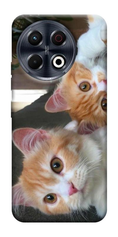Чехол itsPrint Fluffy Duo для TECNO Spark 30 Pro (KL7), животные, купить оптом с доставкой