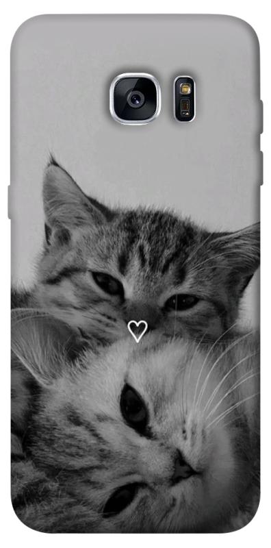 Чехол itsPrint Grey cats для Samsung G935F Galaxy S7 Edge, котики, купить оптом с доставкой