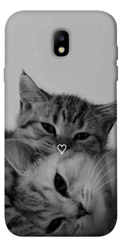 Чехол itsPrint Grey cats для Samsung J730 Galaxy J7 (2017), животные, купить оптом с доставкой