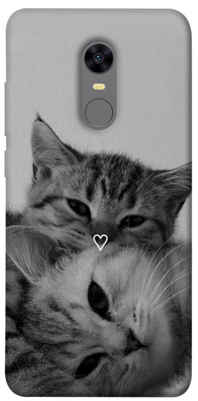 Чехол itsPrint Grey cats для Xiaomi Redmi 5 Plus / Redmi Note 5 (Single Camera), котики, купить оптом с доставкой