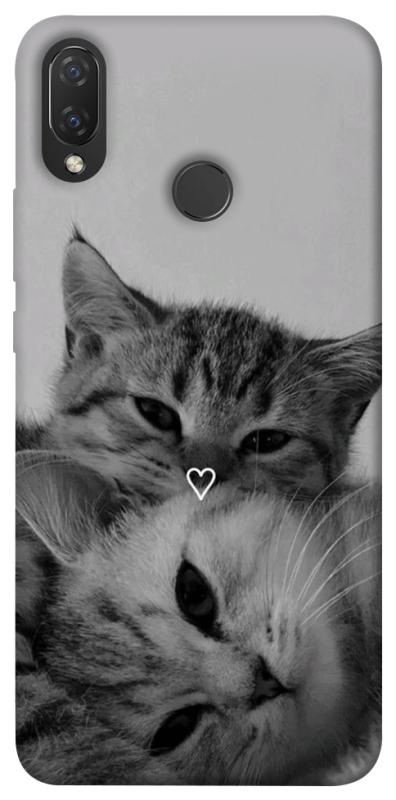 Чехол itsPrint Grey cats для Huawei P Smart+ (nova 3i), животные, купить оптом с доставкой