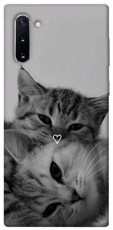 Чехол itsPrint Grey cats для Samsung Galaxy Note 10, котики, купить оптом с доставкой