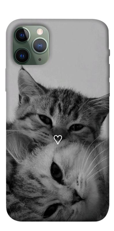 Чехол itsPrint Grey cats для Apple iPhone 11 Pro (5.8"), котики, купить оптом с доставкой