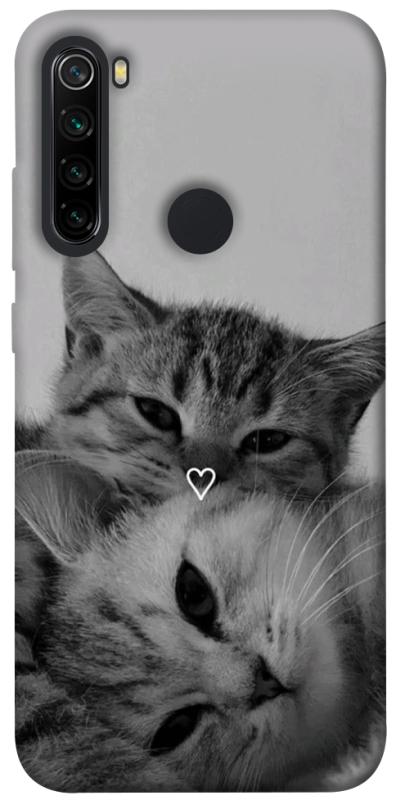 Чехол itsPrint Grey cats для Xiaomi Redmi Note 8, животные, купить оптом с доставкой