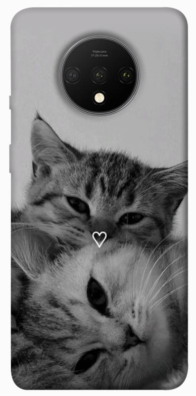 Чехол itsPrint Grey cats для OnePlus 7T, котики, купить оптом с доставкой
