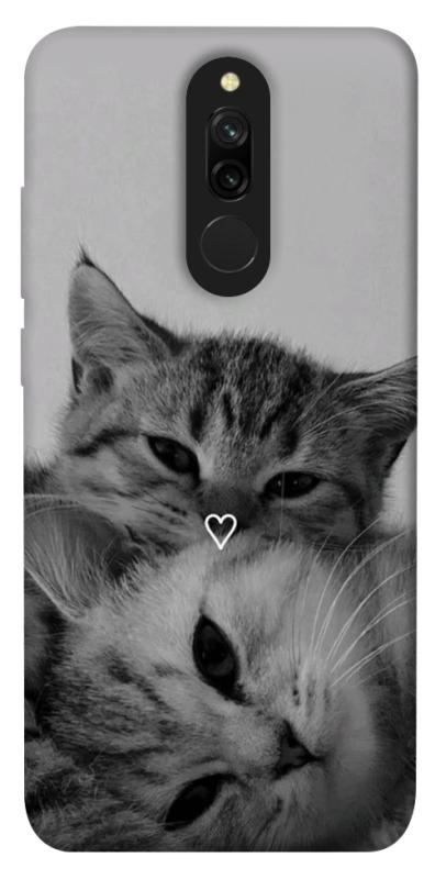 Чехол itsPrint Grey cats для Xiaomi Redmi 8, котики, купить оптом с доставкой