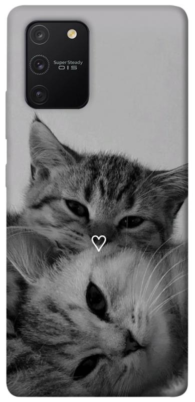 Чехол itsPrint Grey cats для Samsung Galaxy S10 Lite, животные, купить оптом с доставкой