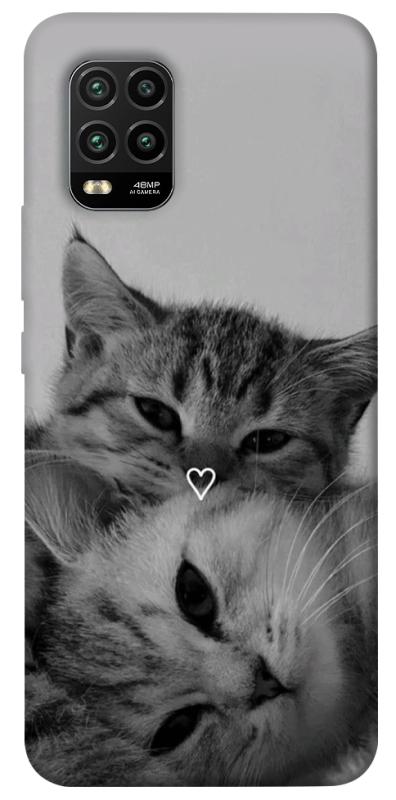 Чехол itsPrint Grey cats для Xiaomi Mi 10 Lite, животные, купить оптом с доставкой