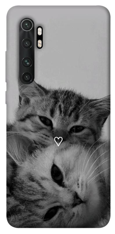 Чохол itsPrint Grey cats для Xiaomi Mi Note 10 Lite, котики, купити оптом з доставкою