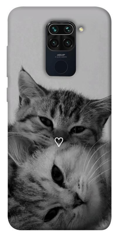 Чехол itsPrint Grey cats для Xiaomi Redmi Note 9 / Redmi 10X, животные, купить оптом с доставкой