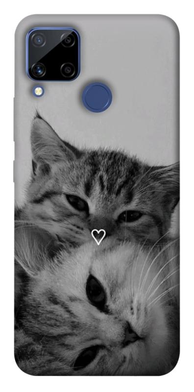 Чехол itsPrint Grey cats для Realme C15, животные, купить оптом с доставкой