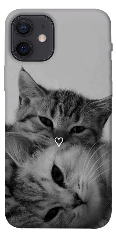 Чехол itsPrint Grey cats для Apple iPhone 12 Pro (6.1"), животные, купить оптом с доставкой