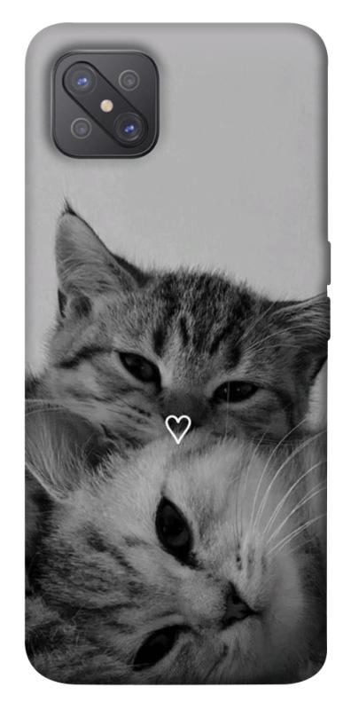 Чехол itsPrint Grey cats для Oppo A92s, животные, купить оптом с доставкой