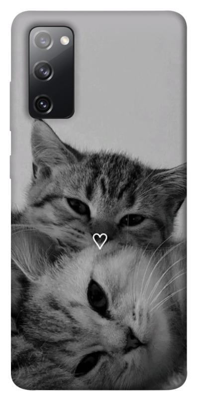 Чехол itsPrint Grey cats для Samsung Galaxy S20 FE, животные, купить оптом с доставкой