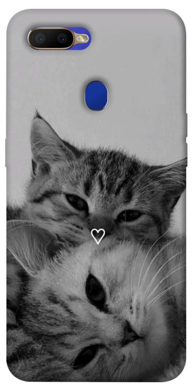 Чехол itsPrint Grey cats для Oppo A5s / Oppo A12, котики, купить оптом с доставкой