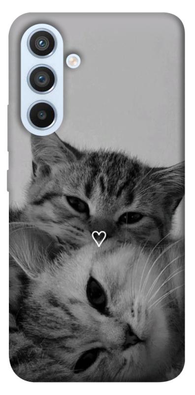 Чехол itsPrint Grey cats для Samsung Galaxy A54 5G, животные, купить оптом с доставкой