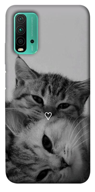 Чехол itsPrint Grey cats для Xiaomi Redmi Note 9 4G / Redmi 9 Power / Redmi 9T, животные, купить оптом с доставкой