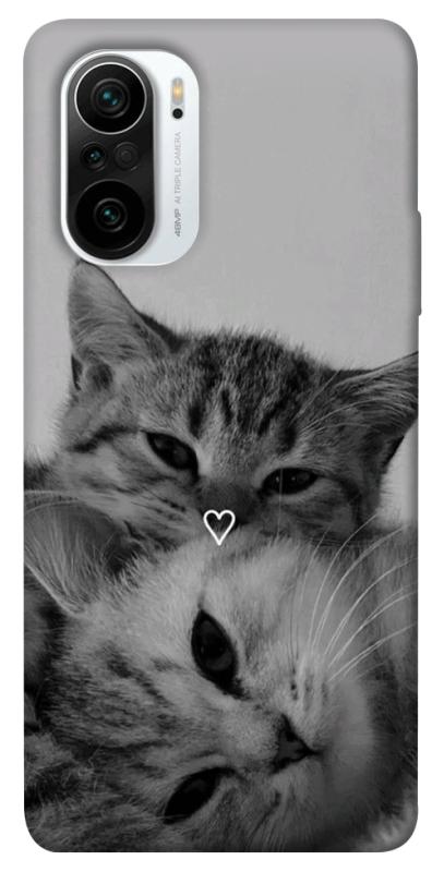 Чохол itsPrint Grey cats для Xiaomi Redmi K40 / K40 Pro / K40 Pro+ / Poco F3, котики, купити оптом з доставкою