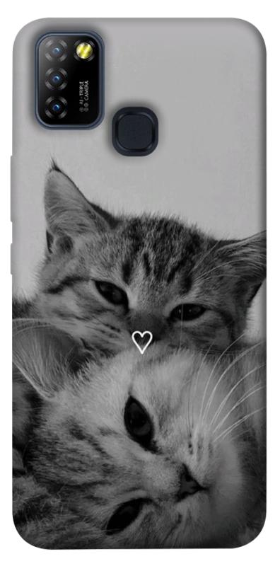 Чехол itsPrint Grey cats для Infinix Hot 10 Lite, котики, купить оптом с доставкой