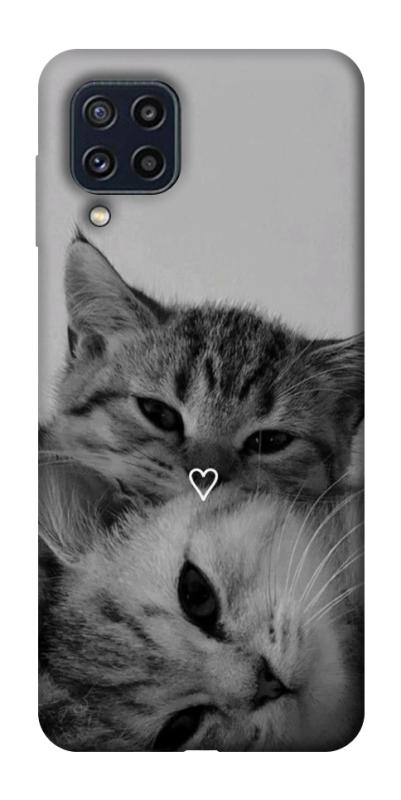Чехол itsPrint Grey cats для Samsung Galaxy M32, котики, купить оптом с доставкой