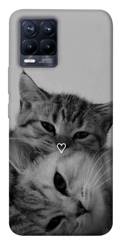 Чохол itsPrint Grey cats для Realme 8, тварини, купити оптом з доставкою