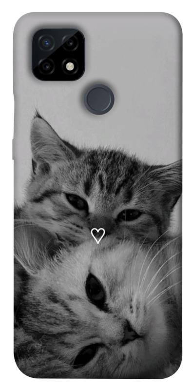 Чехол itsPrint Grey cats для Realme C21, животные, купить оптом с доставкой
