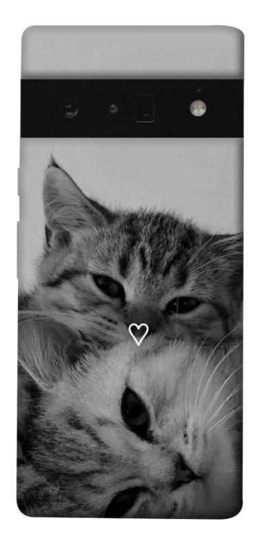 Чехол itsPrint Grey cats для Google Pixel 6 Pro, котики, купить оптом с доставкой