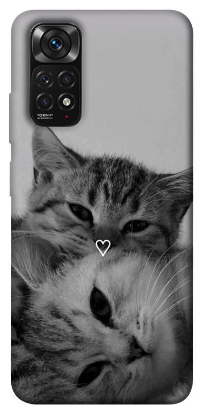 Чехол itsPrint Grey cats для Xiaomi Redmi Note 11 (Global) / Note 11S, животные, купить оптом с доставкой