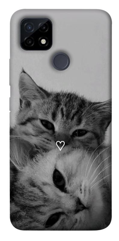 Чехол itsPrint Grey cats для Realme C12, животные, купить оптом с доставкой