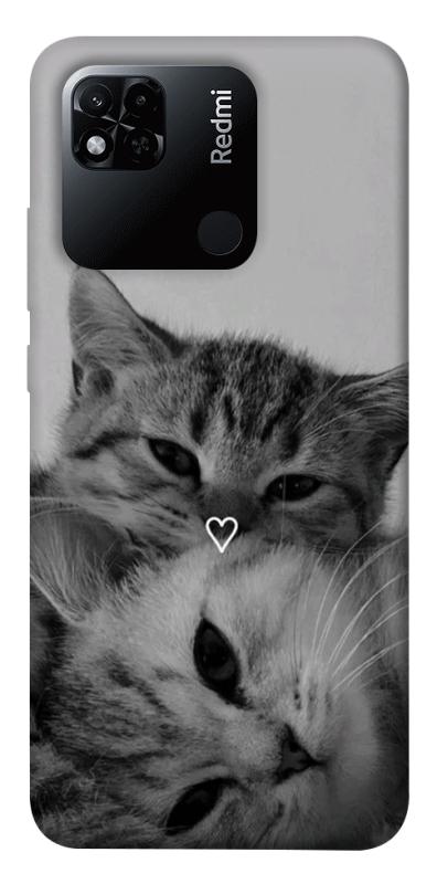 Чехол itsPrint Grey cats для Xiaomi Redmi 10A, животные, купить оптом с доставкой