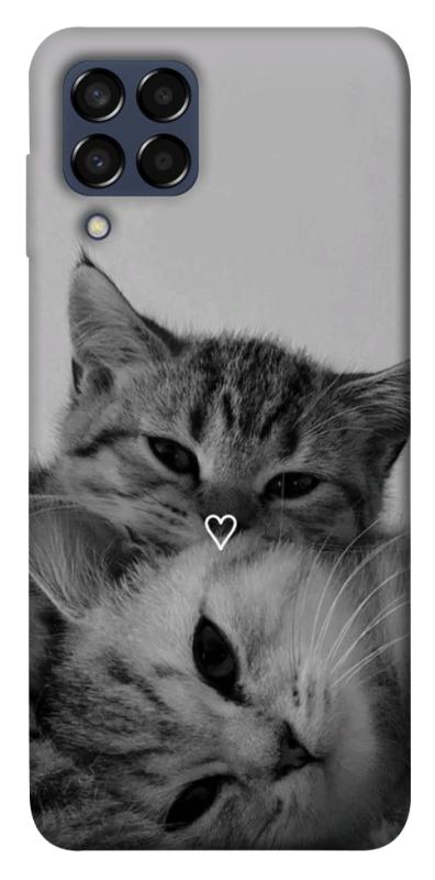 Чехол itsPrint Grey cats для Samsung Galaxy M33 5G, котики, купить оптом с доставкой