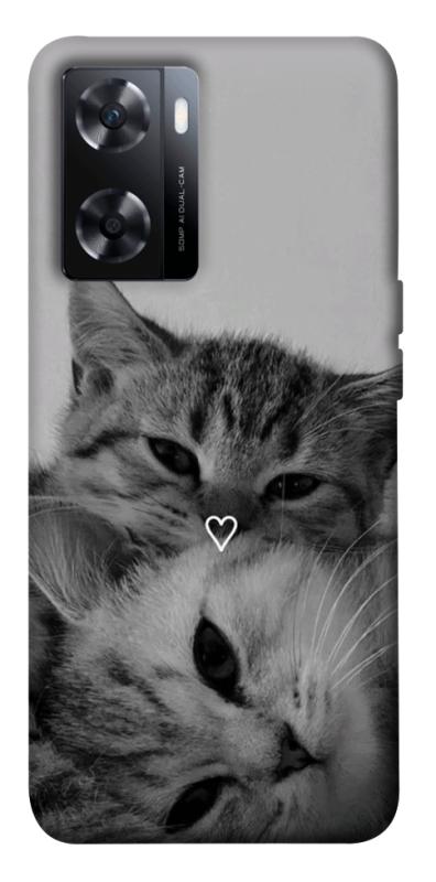 Чехол itsPrint Grey cats для OnePlus Nord N20 SE, котики, купить оптом с доставкой
