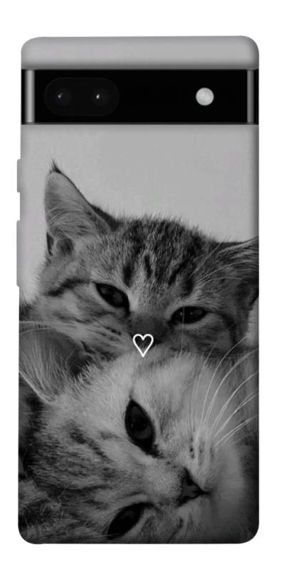 Чехол itsPrint Grey cats для Google Pixel 6a, животные, купить оптом с доставкой