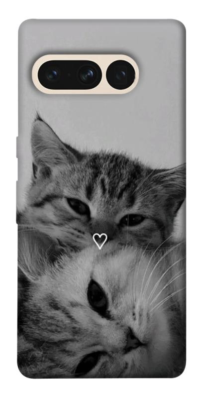 Чехол itsPrint Grey cats для Google Pixel 7 Pro, животные, купить оптом с доставкой