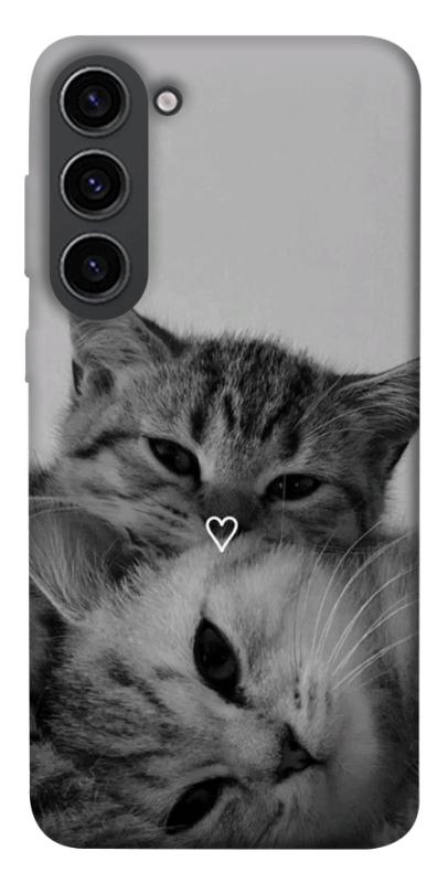 Чехол itsPrint Grey cats для Samsung Galaxy S23, животные, купить оптом с доставкой