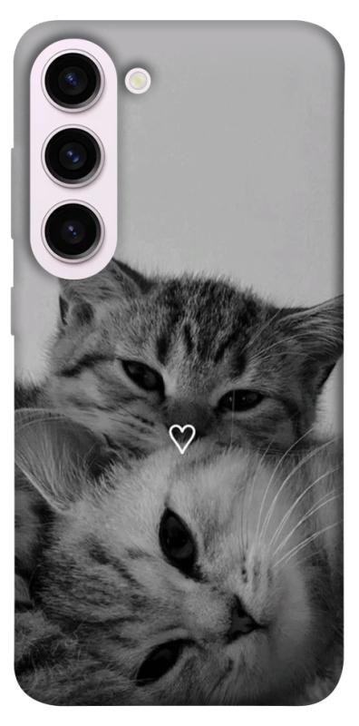 Чехол itsPrint Grey cats для Samsung Galaxy S23+, котики, купить оптом с доставкой